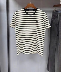 Tshirt Tory Burch kẻ ngang logo túi ngực
