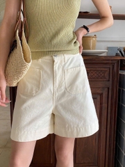 Short denim trắng Zara