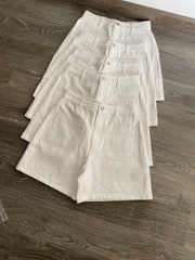 Short denim trắng Zara