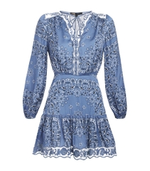 Váy Mini In Họa Tiết Paisley