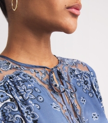 Váy Mini In Họa Tiết Paisley