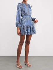Váy Mini In Họa Tiết Paisley