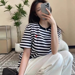 Áo thun sọc Ami de Coeur