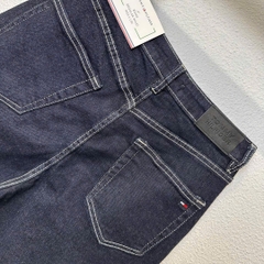 Short jean Tommy màu chàm dáng lửng