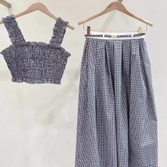 CHÂN VÁY MAXI GINGHAM