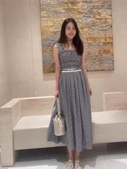 CHÂN VÁY MAXI GINGHAM