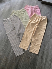 Quần kẻ Polo RL cạp chun