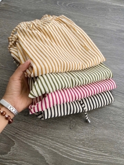 Quần kẻ Polo RL cạp chun
