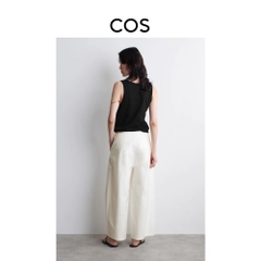 Quần cullotes COS trắng suông