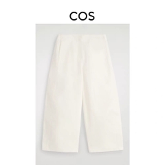 Quần cullotes COS trắng suông
