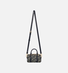 Túi trống Dior logo navy