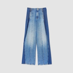 Quần jeans ống xuông màu cải