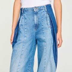 Quần jeans ống xuông màu cải