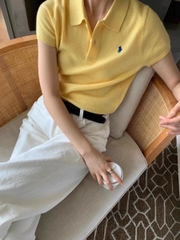 Áo polo Cashmere ôm vừa