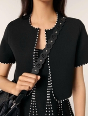Áo len cardigan ngắn