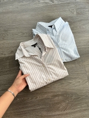 Sơ mi kẻ Massimo Dutti cổ đức 2 màu