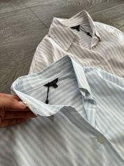 Sơ mi kẻ Massimo Dutti cổ đức 2 màu