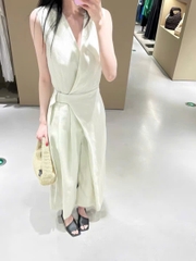 Jumsuit COS sát nách kèm belt