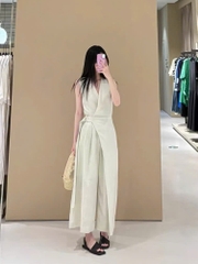Jumsuit COS sát nách kèm belt