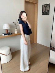 Quần suông CK cạp cao