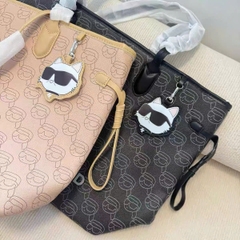 Túi TOTE KARL hoạ tiết chìm