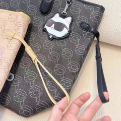 Túi TOTE KARL hoạ tiết chìm