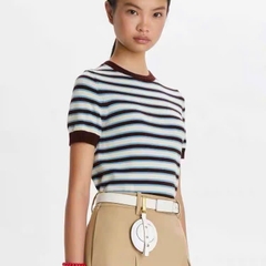 Áo montoghi Tory Burch kẻ ngang