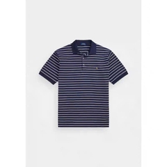 Áo Polo RL kẻ ngang cổ đức màu navy