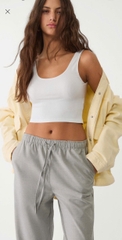 Quần suông Stradivarius 2 màu cạp chun