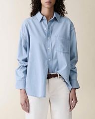 Sơ mi denim SUESS cổ đức