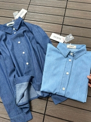 Sơ mi denim SUESS cổ đức