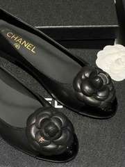 Giày búp bê Chanel Hoa Trà