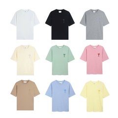 Tshirt AMI dáng over logo tim nhỡ