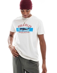 Tshirt Polo RL 100% cotton hoạ tiết