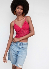 Top 2 dây đan móc MNG dư xịn 2 màu