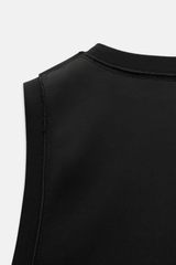 Gilett Zara đen vạt lệch dư xịn