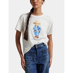 Áo thun cotton Jersey Logo Denim Goods