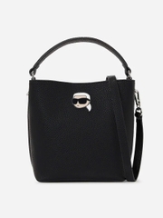 Túi Karl Largerfeld ikon pebble bucket bag in leather