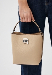 Túi Karl Largerfeld ikon pebble bucket bag in leather