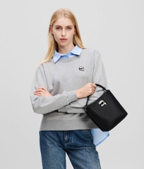Túi Karl Largerfeld ikon pebble bucket bag in leather