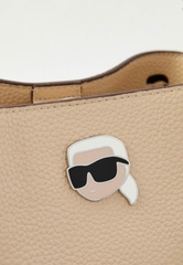 Túi Karl Largerfeld ikon pebble bucket bag in leather
