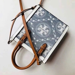 Túi Tory Burch pocket monogram denim