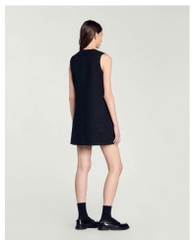 ĐẦM NGẮN TWEED PHỐI KHUY