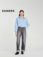Sơ mi Sandro cổ đức khoét đá vai