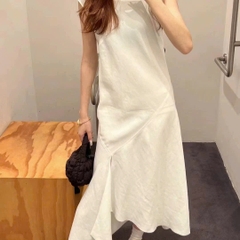 Váy COS linen khaki