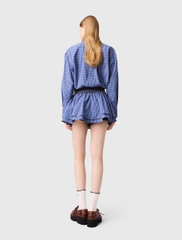 Váy cotton đính đá co giãn