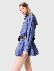 Váy cotton đính đá co giãn