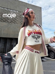 Áo cardigan len dài Hot Wheels™ x Maje