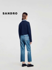 Áo cardigan cổ bọc