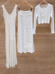 Váy maxi dệt kim
